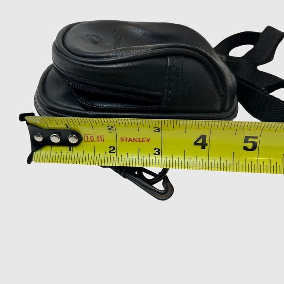 Vintage Samsonite Mini Camera Bag Crossbody Travel Pouch Black Vinyl 00s - Picture 9 of 10